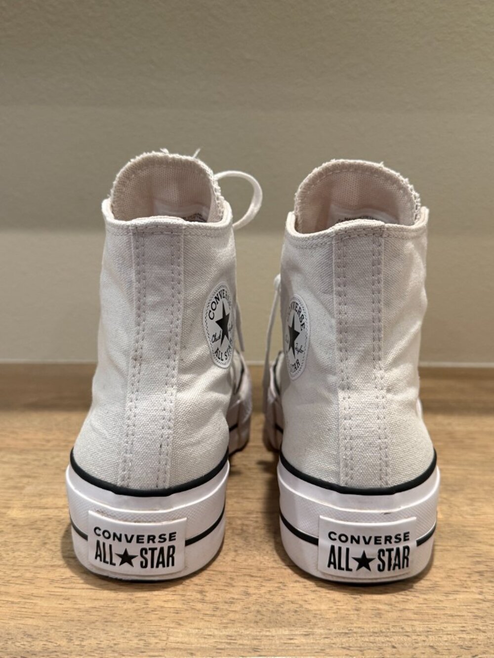 Converse Chuck Taylor All Star Move Platform High Top White Women’s Size 6 - Picture 4 of 9